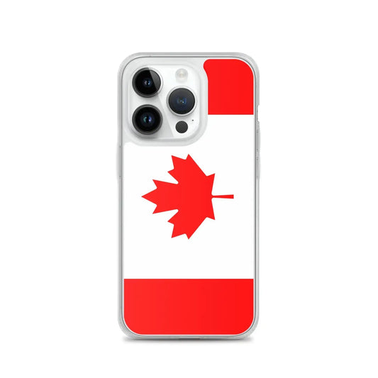 Coque Iphone Drapeau Du Canada – Étui Souple – Résistant Et Antichoc
